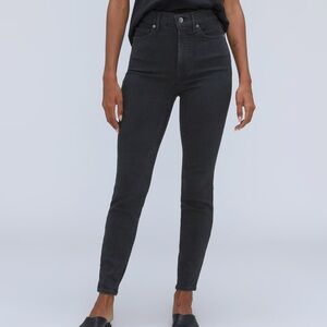 Everlane Way-High Skinny Jeans 33 Reg (black)